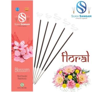 Sukh Sangam Floral Incense Sticks / Agarbatti for Worship - 25g