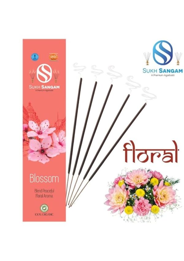 Sukh Sangam Floral Incense Sticks / Agarbatti for Worship - 25g